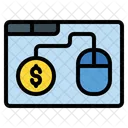 Cost Per Click Cpc Click Icon