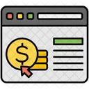 Cost Per Click Website Pay Per Click Icon