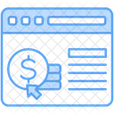 Cost Per Click Website Pay Per Click Icon