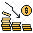 Reduction Cost Business Icon