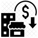 Cost Reduction Business Budget Icon