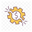 Cost Reduction Increase Icon