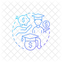 Employee Cost Saving Investing In People Icon