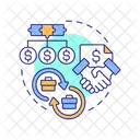 Cost sharing  Icon