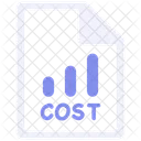 Cost Statement Financial Budget Icon