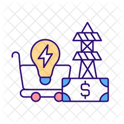 Cost to supply electricity  Icon