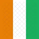 Costa Divoire Bandera Icono