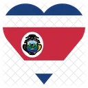 Costa Rica Flagge Symbol