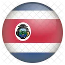Costa Rica Flagge Symbol