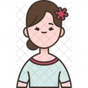 Costa Rica Frau Symbol