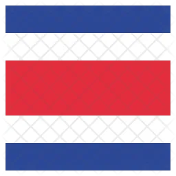 Costa Rica Flag Symbol