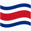 Bandera Pais Costa Rica Icono