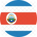 Costa Rica Bandera Icono