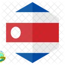 Flagge Sechseck Sechseck Flagge Symbol