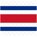 Flagge Land Costa Rica Symbol