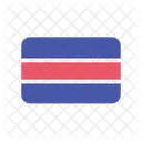 Costa Rica Flagge Land Symbol