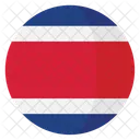 Costa Rica Flagge Symbol