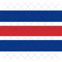 Costa Rica-Flagge  Symbol
