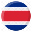 Costa Rica Flag Country Symbol