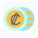 Costa Rican Colon International Money Icon
