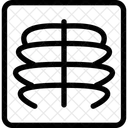 Costillas Radiologia Radioscopia Icono