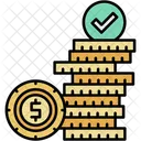 Costo Gasto Precio Icono