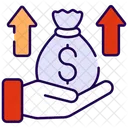Costo Dinero Finanzas Icono