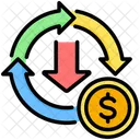 Costo Operativo Dinero Beneficio Icono