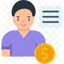 Costs Employee Mind Icon