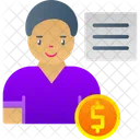 Costs Employee Mind Icon