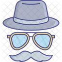 Costume Glasses Hipster Icon