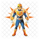 Costume De Super Heros Personnage Jeu Icône