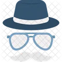 Costume Glasses Hipster Icon