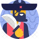 Person Filibuster Beard Icon