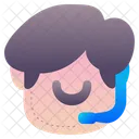 Costumer Service Call Center Profession Icon