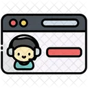 Costumer Service Website Support Icon