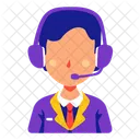 Costumer Service Cs Business Icon