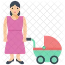 Cot Baby  Icon