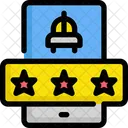 Evaluation Taxi Service Icon