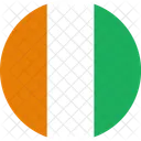 Cote Divoire Flag Icon