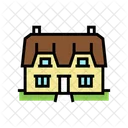 Cottage House Color Icon
