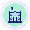 Cottage Line Icon Icon