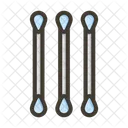 Cotton Swab Buds Cosmetic Swabs Icon