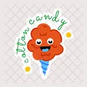 Cotton Candy Candy Floss Cotton Sugar Icon
