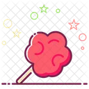 Cotton Candy Candy Floss Marshmallow Candy Icon