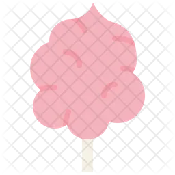 Cotton candy  Icon