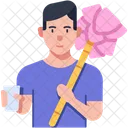 Cotton Candy Seller Icon