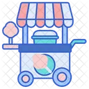 Cotton Candy Stall Cottono Candy Stall Icon