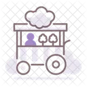 Cotton Candy Stall  Icon