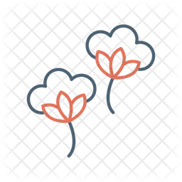 Cotton flowers  Icon